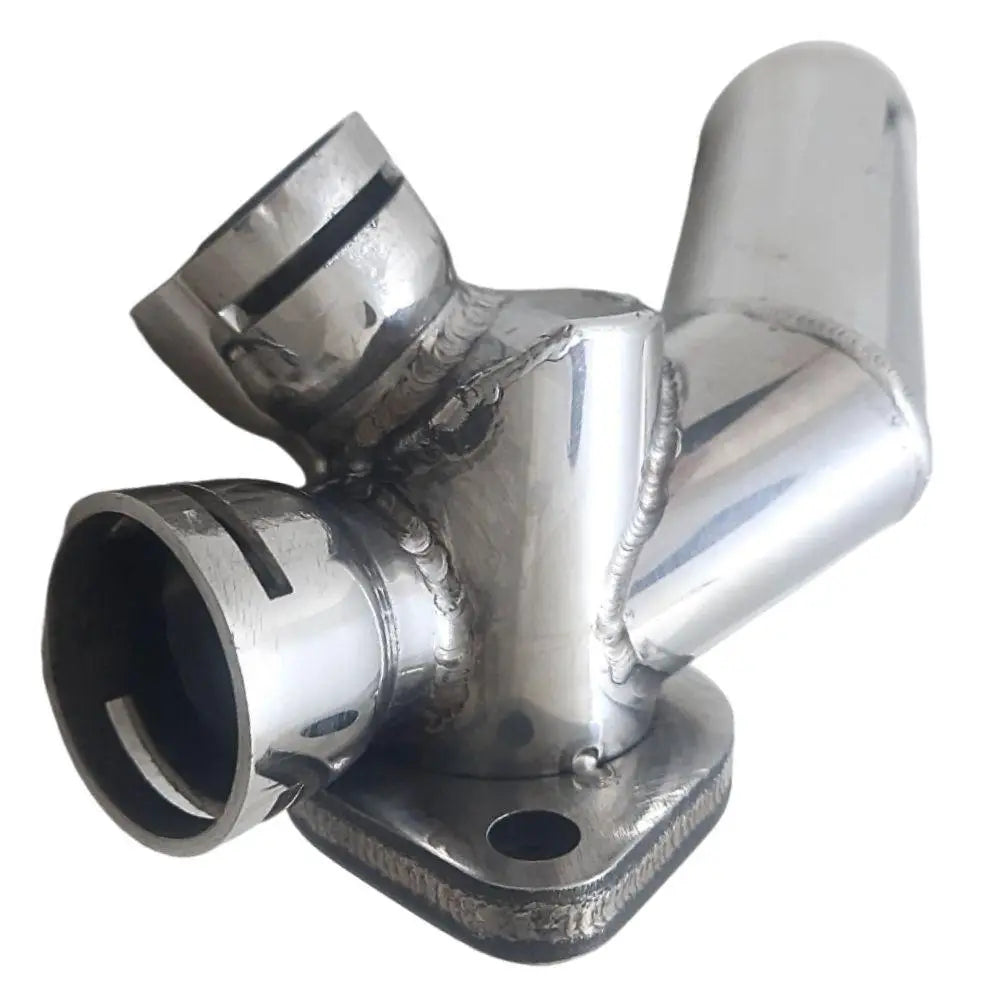 Coolant Flange for Volkswagen | OEM Cross Reference: 074121133D, 074121132B | Stainless Steel