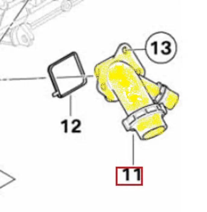 Coolant Pipe for BMW | OEM Cross Reference: 11127806196 | Stainless Steel