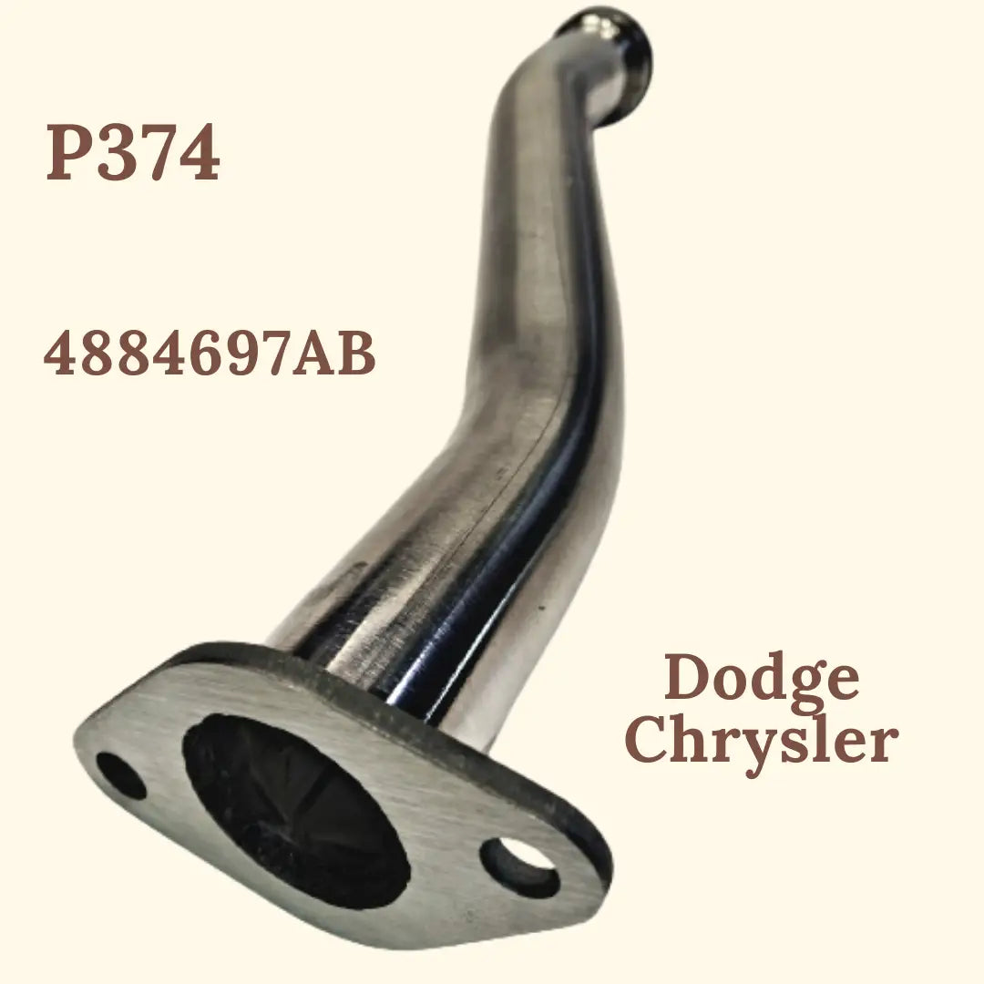 Coolant Pipe for Dodge | OEM Cross Reference: 4884697AB | Stainless Steel
