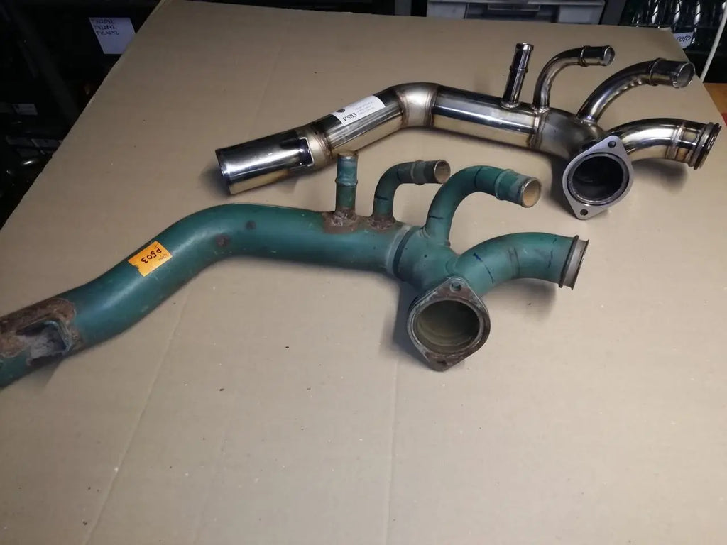 Coolant Pipe for Volvo | OEM Cross Reference: 21466103, 21264786 | Stainless Steel