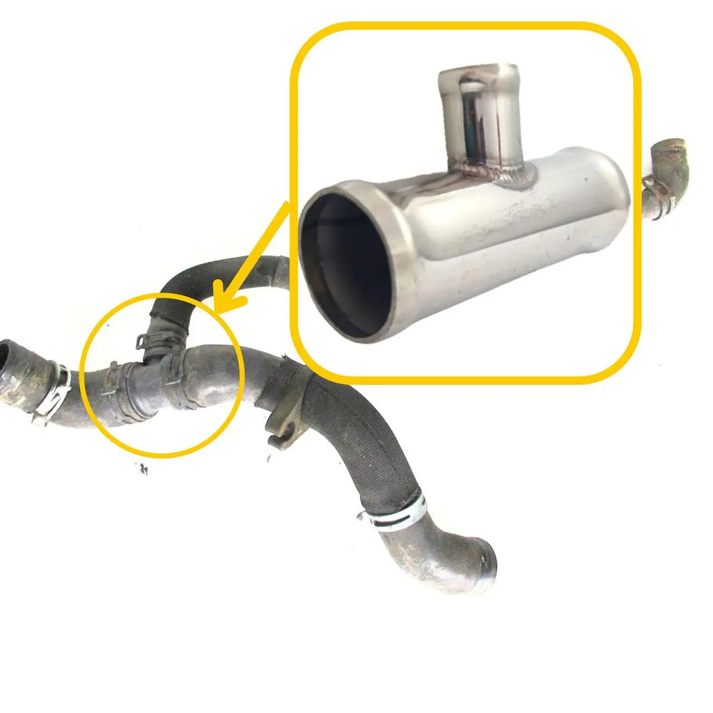 T-Piece for Audi, Seat, Skoda & Volkswagen | OEM Cross Reference: 6R0122101BC | Stainless Steel