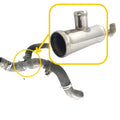 T-Piece for Audi, Seat, Skoda & Volkswagen | OEM Cross Reference: 6R0122101BC | Stainless Steel