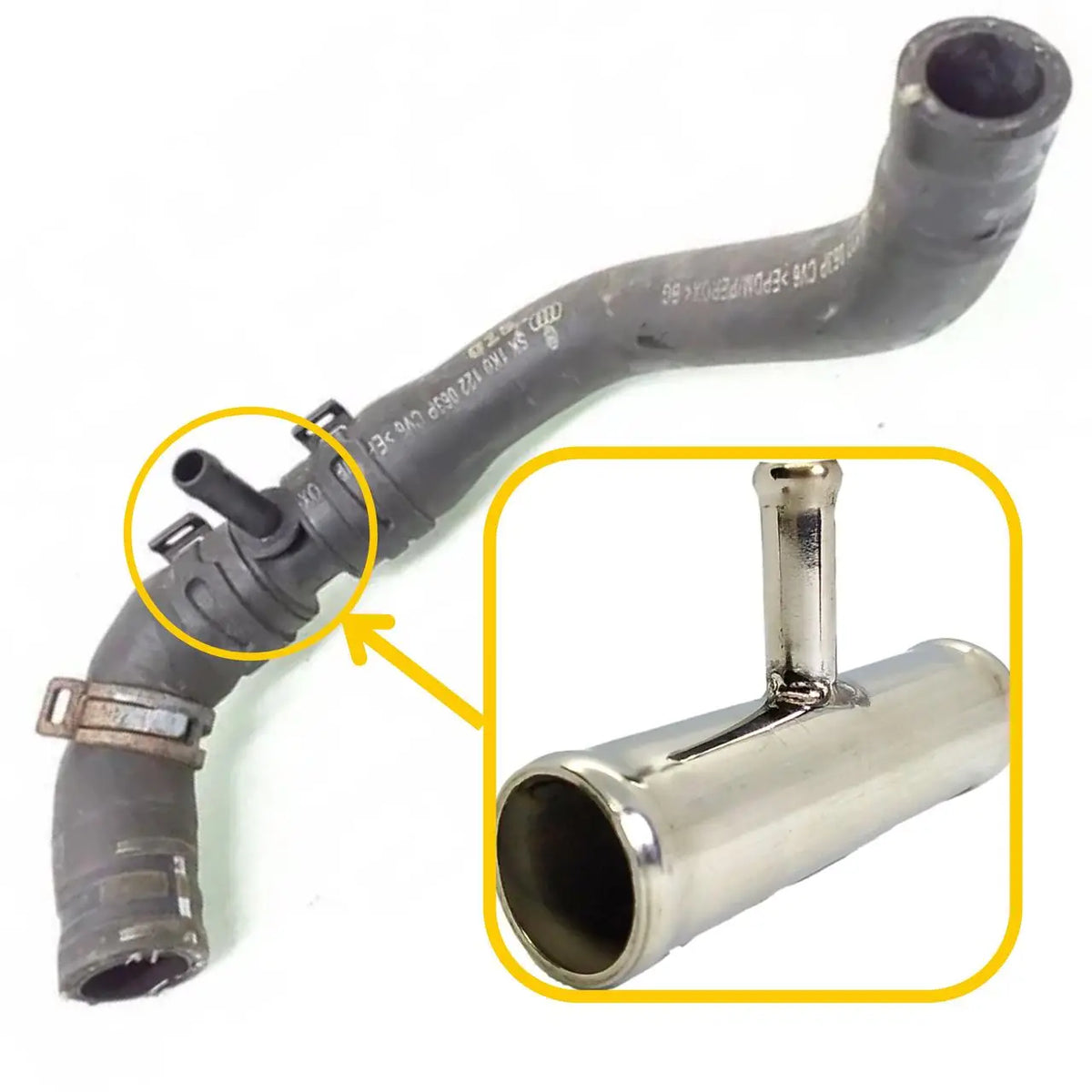 T-Piece for Seat & Volkswagen | OEM Cross Reference: 1K0122063P | Stainless Steel