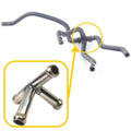 T-Piece for Volkswagen | OEM Cross Reference: 1J0122447DT, 1J0122447DM | Stainless Steel