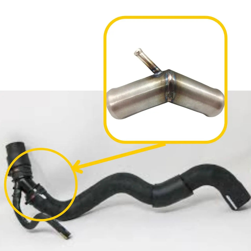 T-Piece for Toyota | OEM Cross Reference: 16057-36010, 16571-0V020, 16057-36011 | Stainless Steel