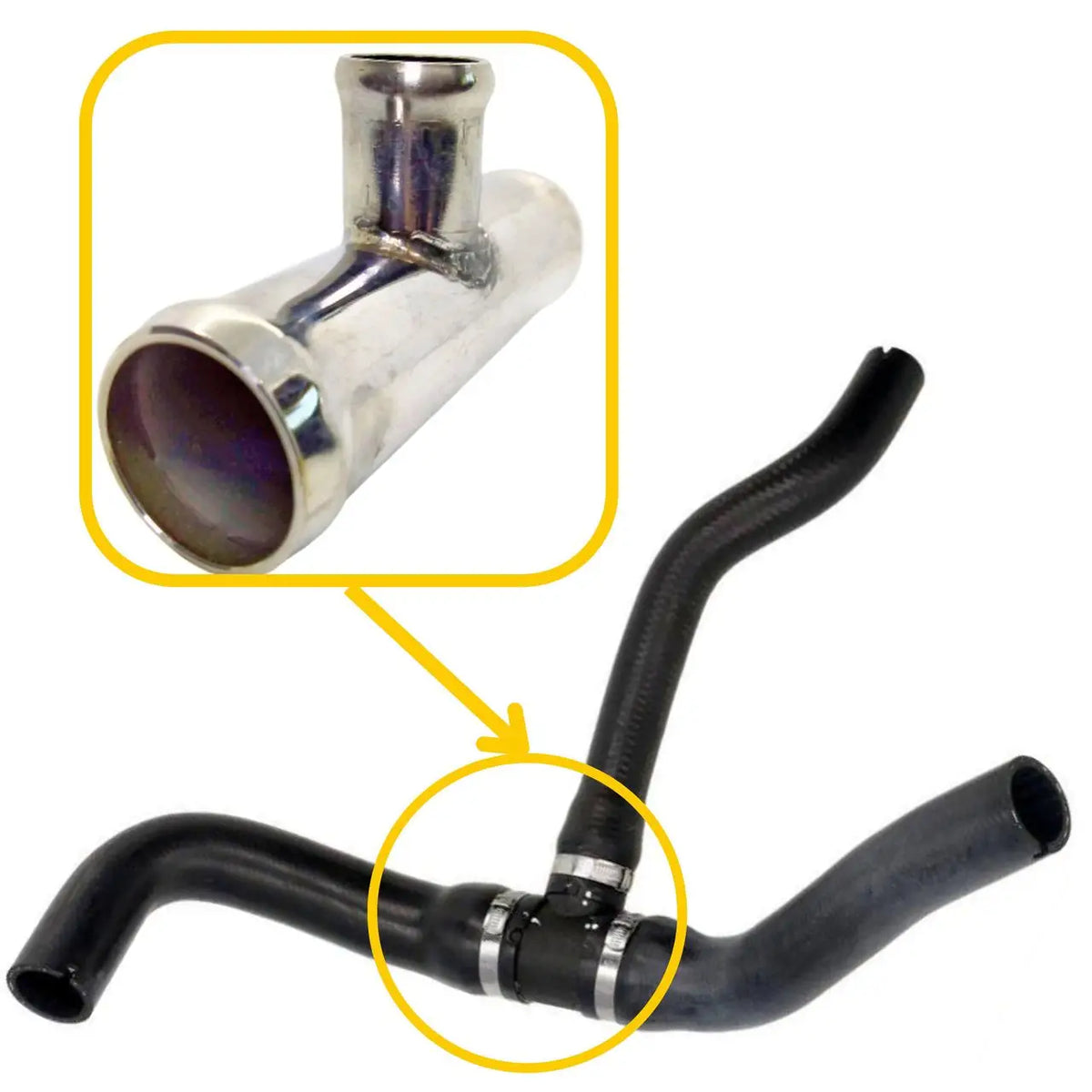 T-Piece for Fiat | OEM Cross Reference: 46747727, 427553063 | Stainless Steel