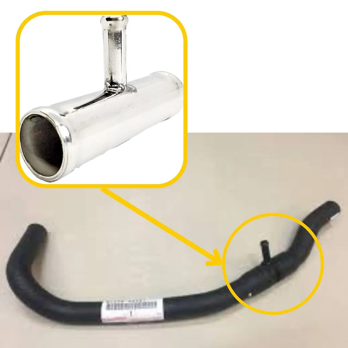 T-Piece for Toyota | OEM Cross Reference: 8720952010, 8720952020, 8720952021, 8720952011, 8720952040, 8720952051, 720952050, 87209-52012, 8724860460, 9004413070 | Stainless Steel