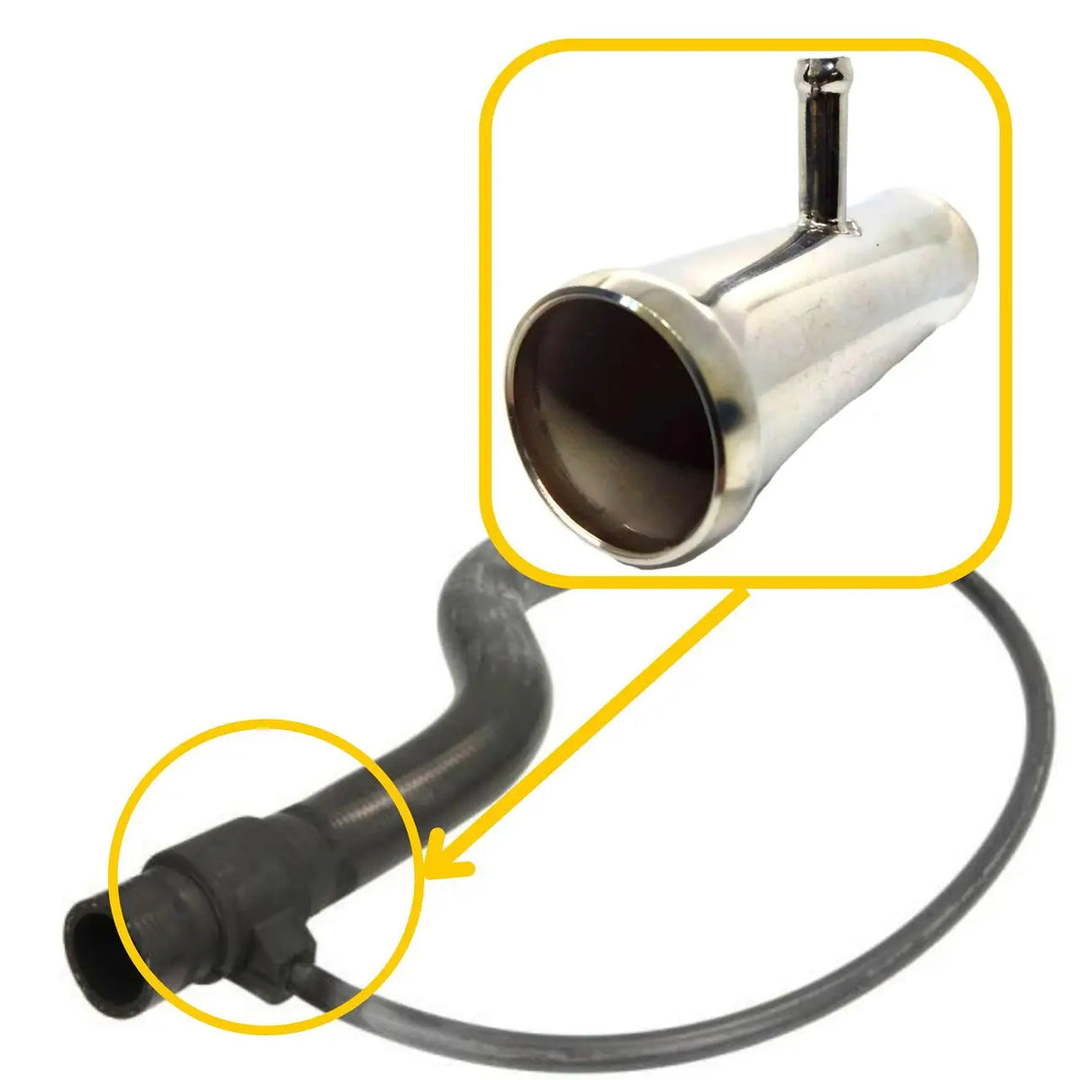 T-Piece for Volkswagen | OEM Cross Reference: 357121101G, 357121101A, 357121101E, 357121101F | Stainless Steel