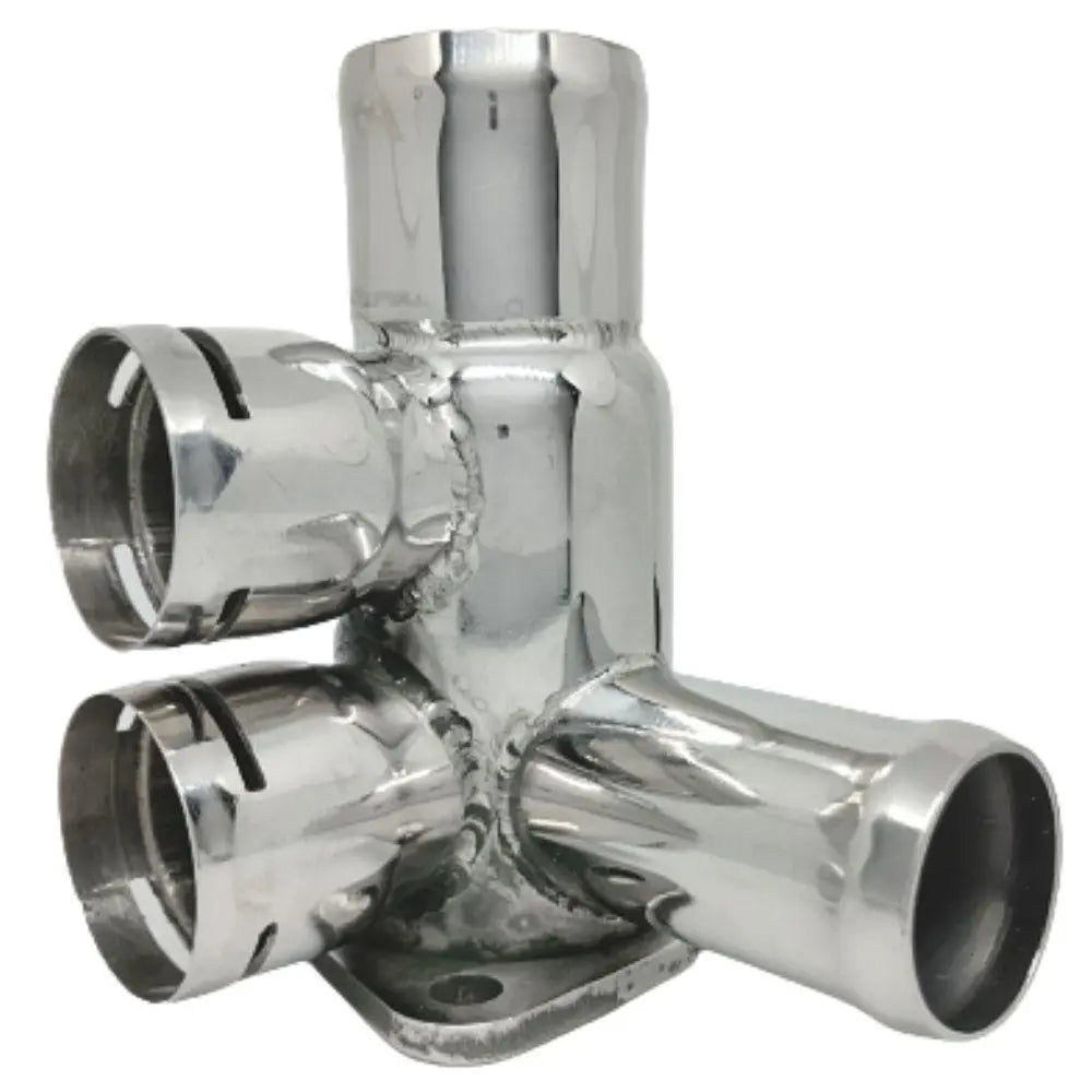 Coolant Flange for Audi, Seat & Volkswagen | OEM Cross Reference: 037121132A | Stainless Steel