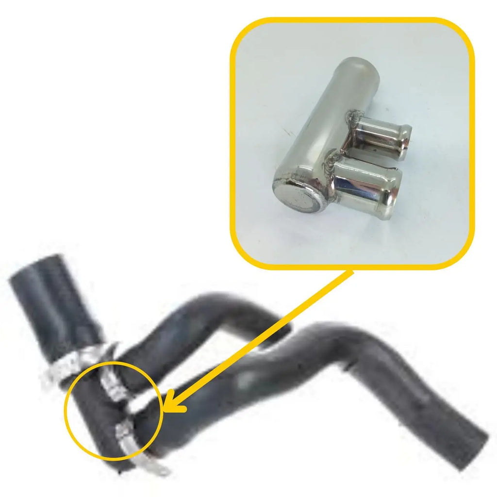 Hose T-Piece for Seat & Volkswagen | OEM Cross Reference: 37122058 | Stainless Steel