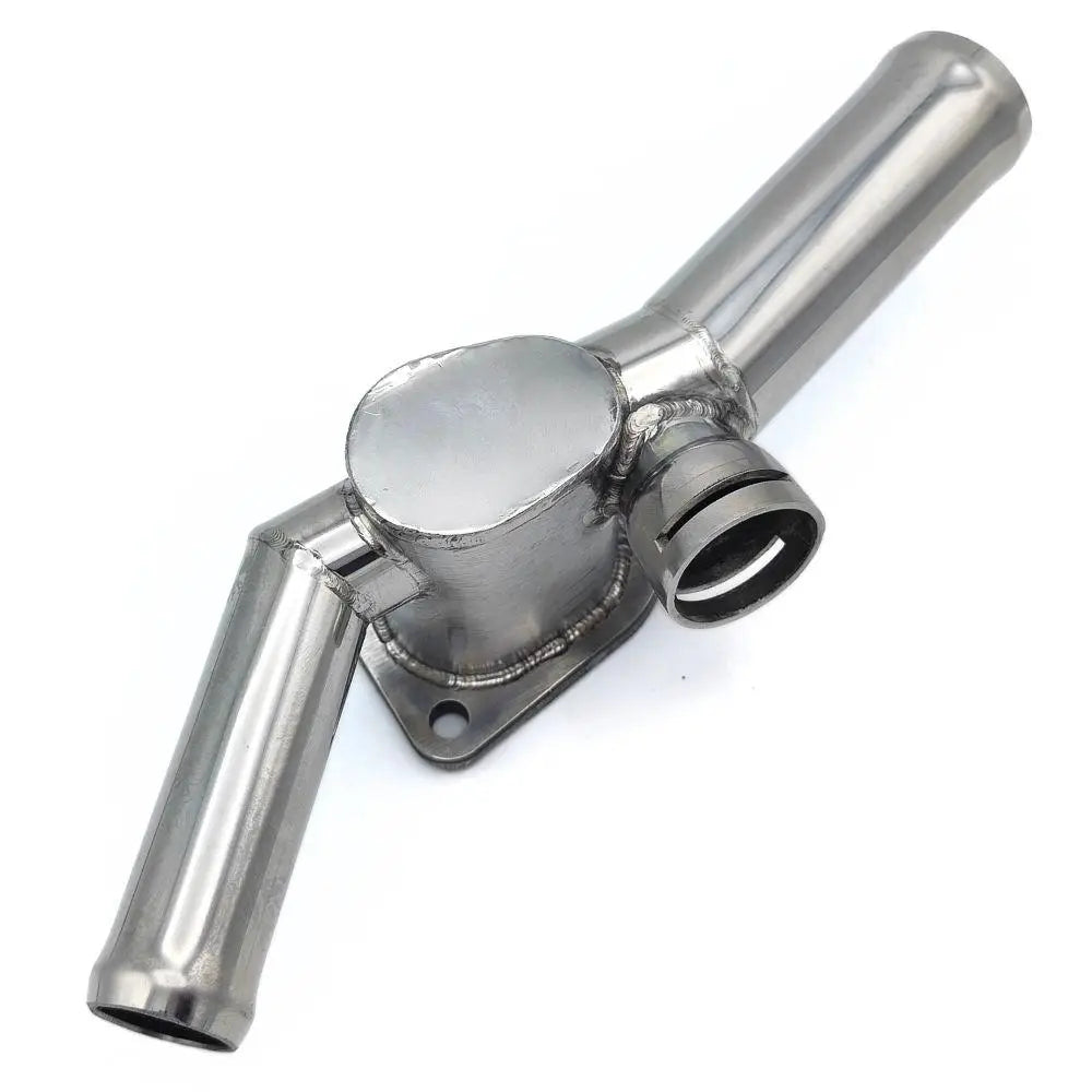 Coolant Flange for Audi, Seat, Skoda & Volkswagen | OEM Cross Reference: 06A121132AG, 06A121132AL | Stainless Steel