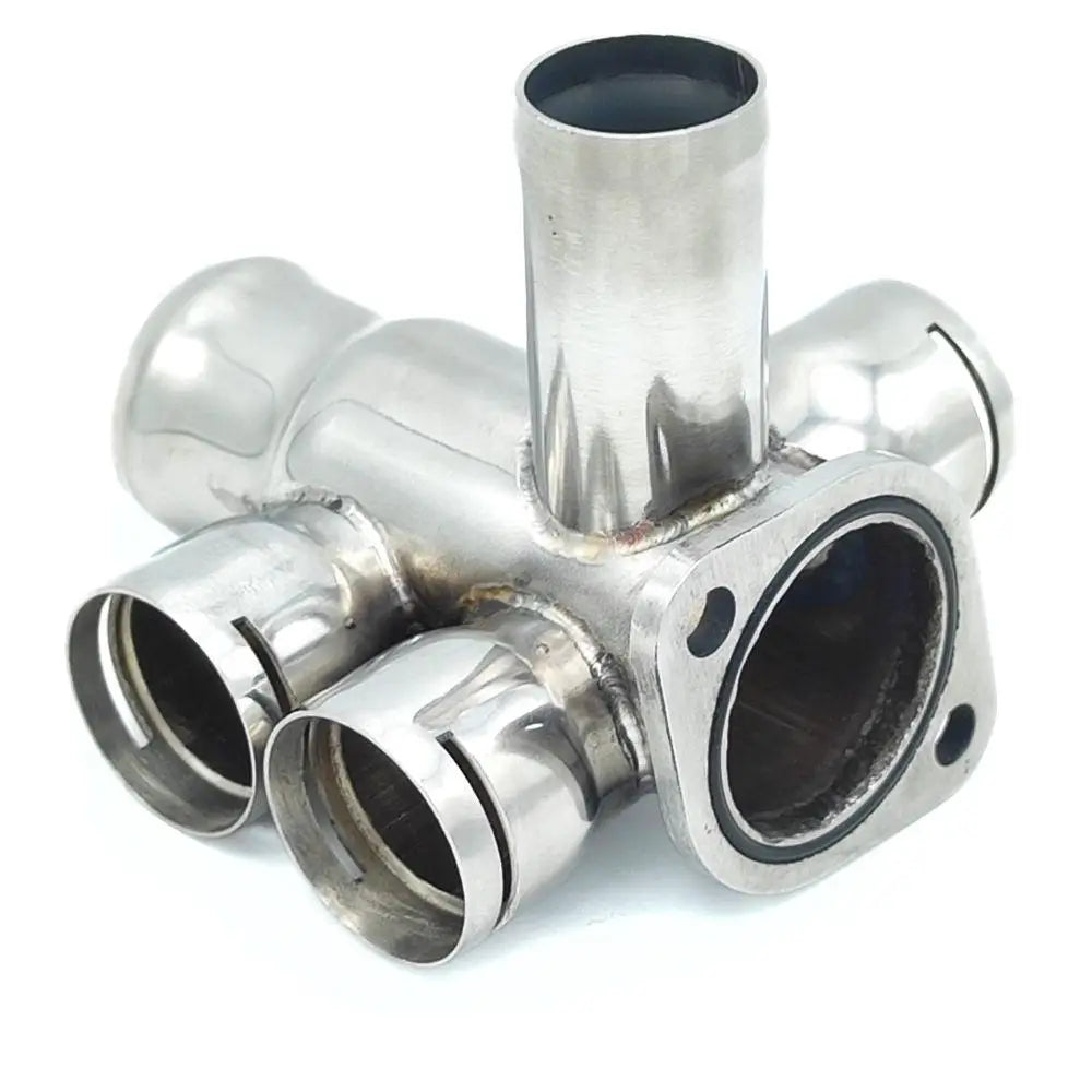 Coolant Flange for Audi, Seat & Volkswagen | OEM Cross Reference: 037121132B | Stainless Steel
