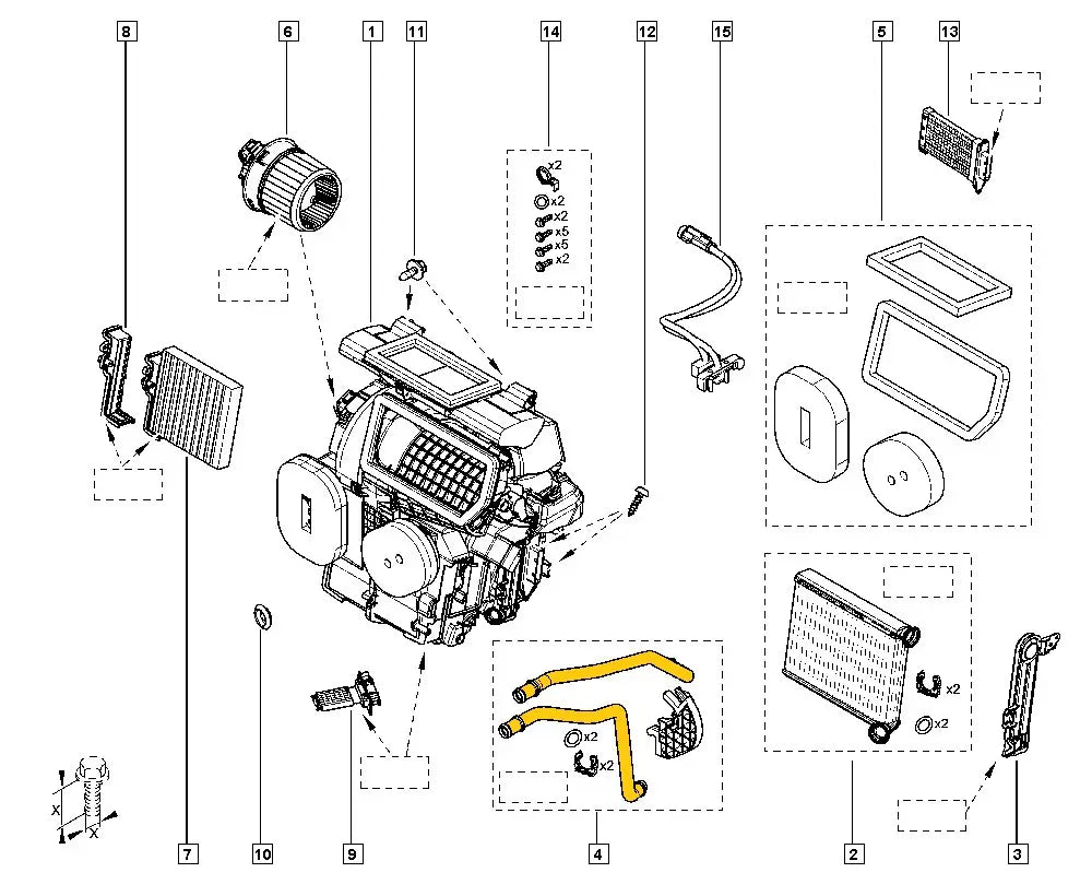 Heater Pipes for Nissan, Lada & Renault | OEM Cross Reference: 6001547485, 924143882R | Stainless Steel