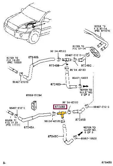 Heater Hose Output T Pipes for Lexus & Toyota | OEM Cross Reference: 87248-60460 | Stainless Steel