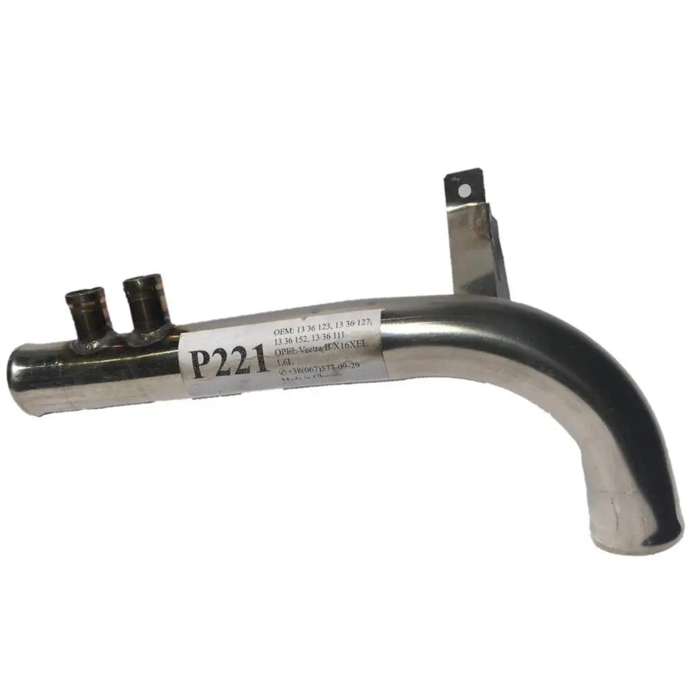 Coolant Pipe for Opel | OEM Cross Reference: 1336123, 1336127, 1336152, 1336111, 90530253, 90531565, 90530254, 1336120, 90571567 | Stainless Steel