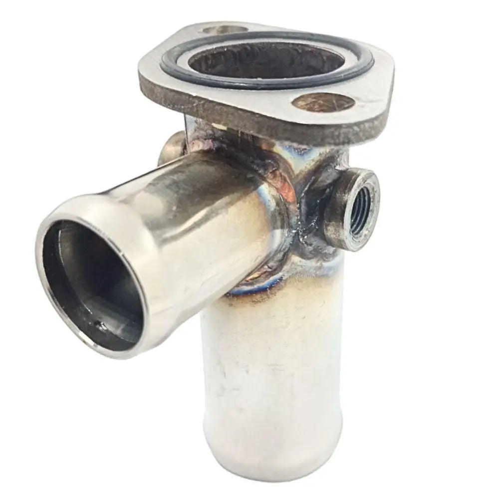Coolant Flange for Audi & Volkswagen | OEM Cross Reference: 026121133F, 026121133D, 027121133A, 026121133C | Stainless Steel