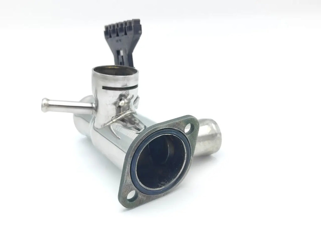 Coolant Flange for Seat & Volkswagen | OEM Cross Reference: 037121133E | Stainless Steel