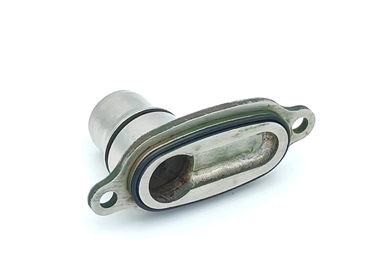 Thermostat Flange for Volkswagen | OEM Cross Reference: 16322-11081, 16322-11091, 06K121111P | Stainless Steel