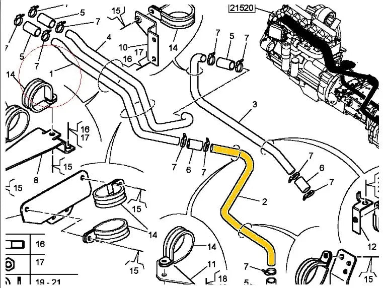 Coolant Pipeline for Renault | OEM Cross Reference: 5010491156, VAN067 | Stainless Steel
