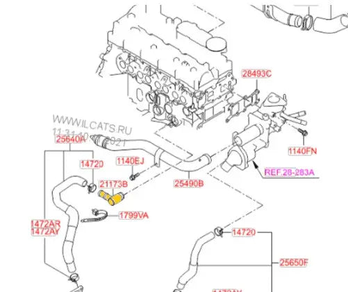 Coolant Connector for Hyundai & Kia | OEM Cross Reference: 211732F000 | Stainless Steel