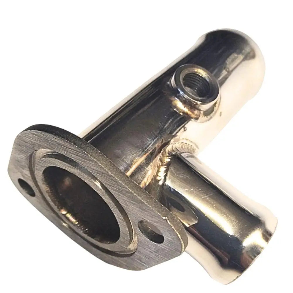 Coolant Flange for Audi & Volkswagen | OEM Cross Reference: 026121133, 026121133C, 026121133D, 026121133F | Stainless Steel